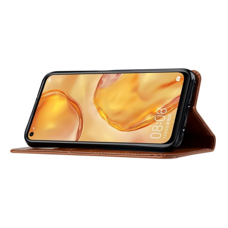 Flip Cover Huawei P40 Lite Simili Cuir Porte-cartes