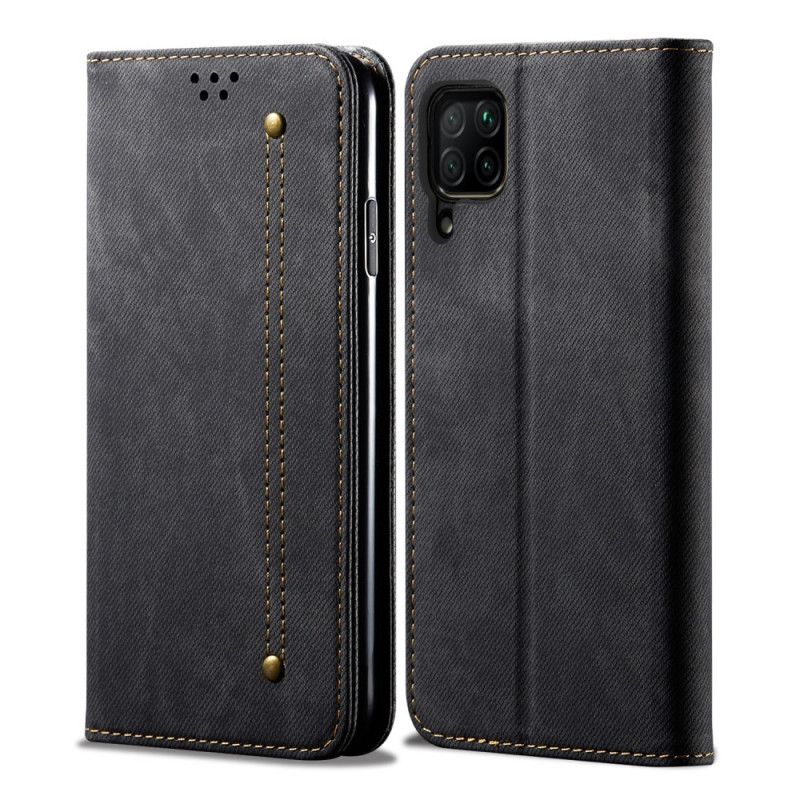 Flip Cover Huawei P40 Lite Simili Cuir Texture Jeans