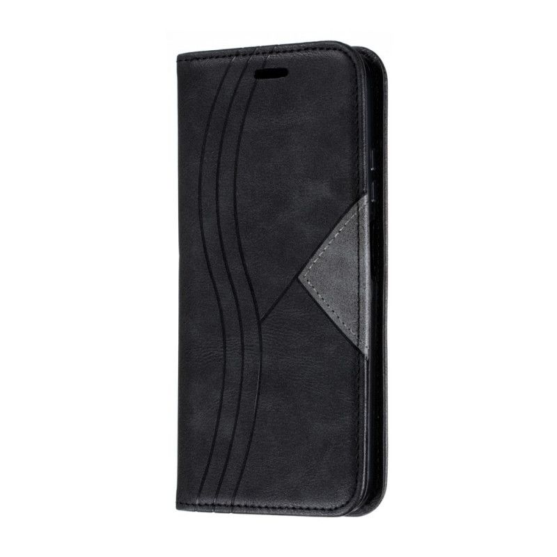 Flip Cover Huawei P40 Lite Style Cuir Vague