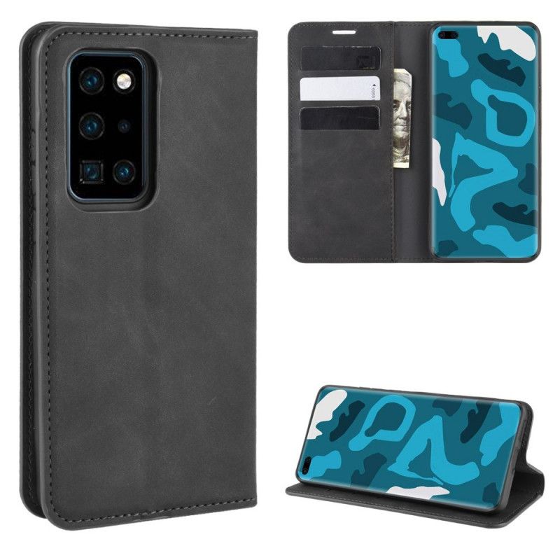 Flip Cover Huawei P40 Pro Effet Cuir Business Style