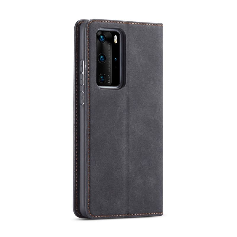 Flip Cover Huawei P40 Pro Effet Cuir Forwenw