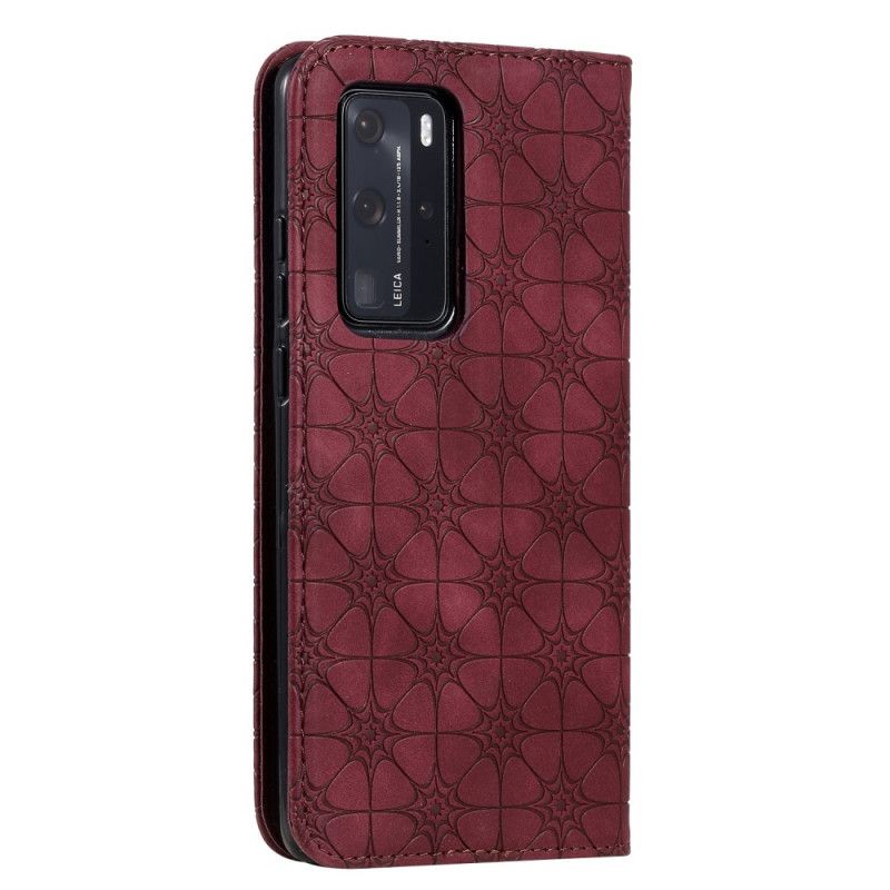 Flip Cover Huawei P40 Pro Impression Étoiles