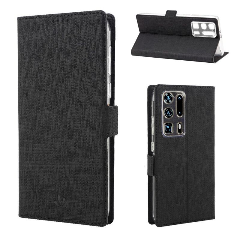 Flip Cover Huawei P40 Pro Plus Texturée Vili Dmx