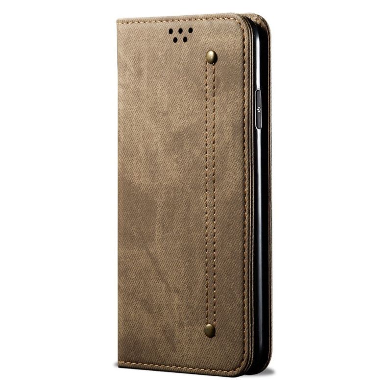 Flip Cover Huawei P40 Pro Simili Cuir Texture Jeans