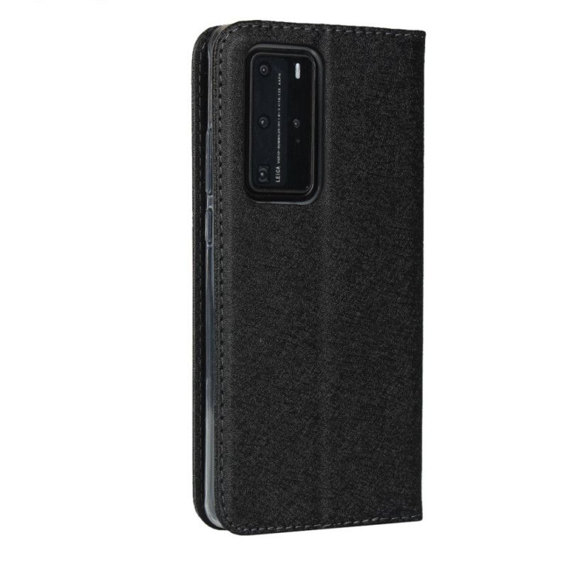 Flip Cover Huawei P40 Pro Style Cuir Douceur Avec Lanière