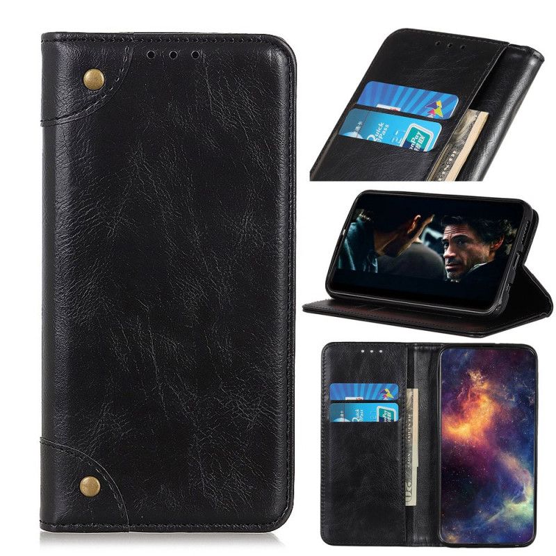 Flip Cover Huawei P40 Vintage Ancien