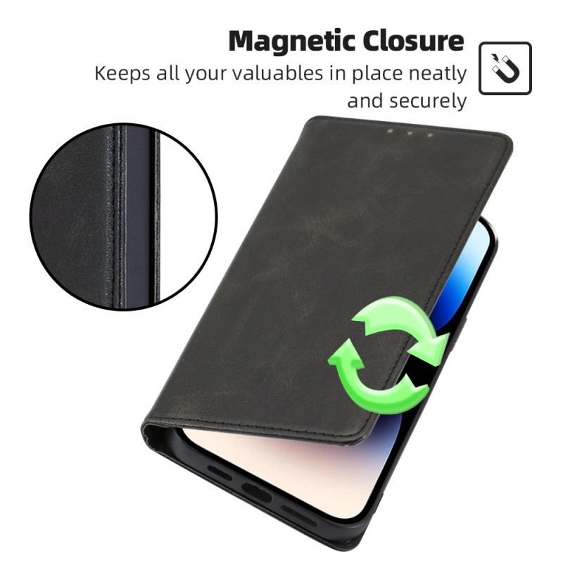 Flip Cover Huawei P60 Pro Texture Veau