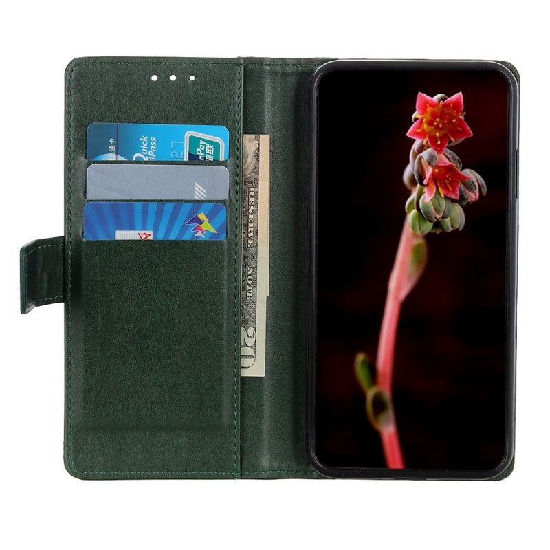 Flip Cover Huawei Y6 2019 Effet Cuir Traditionnel