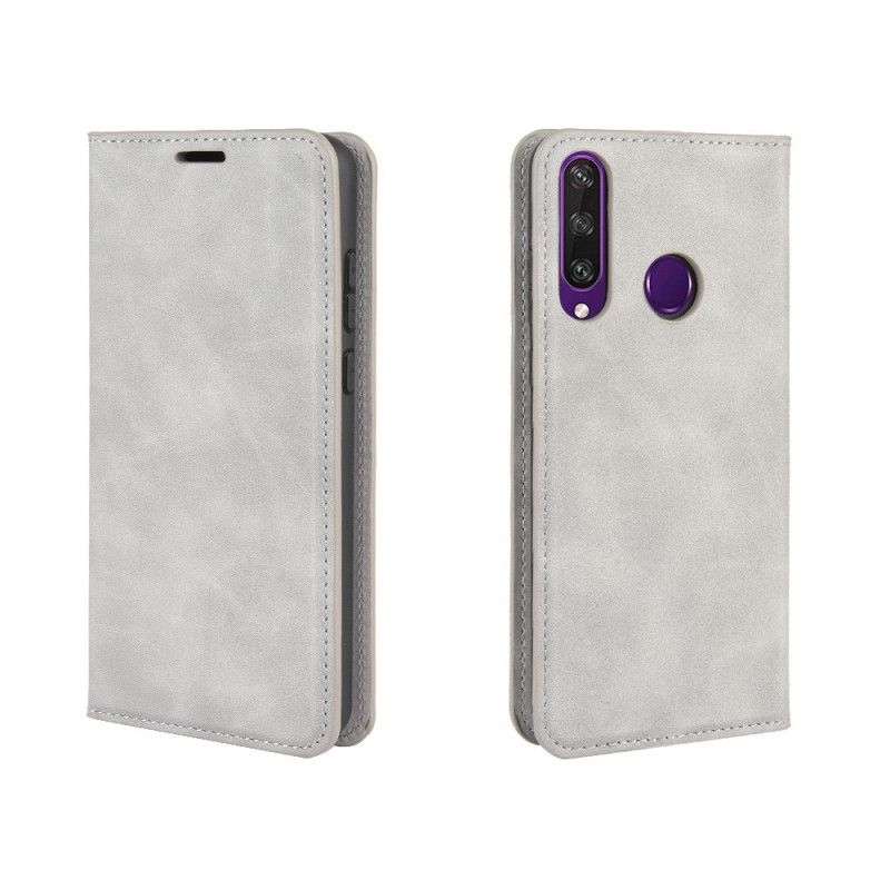 Flip Cover Huawei Y6p Effet Cuir Douceur