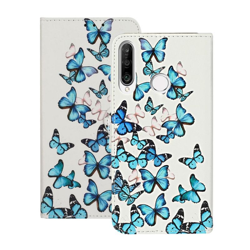 Flip Cover Huawei Y6p Myriade De Papillons