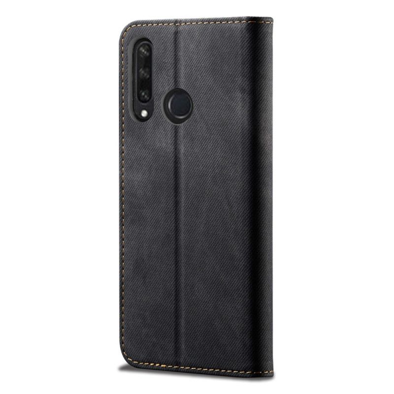 Flip Cover Huawei Y6p Simili Cuir Texture Jeans