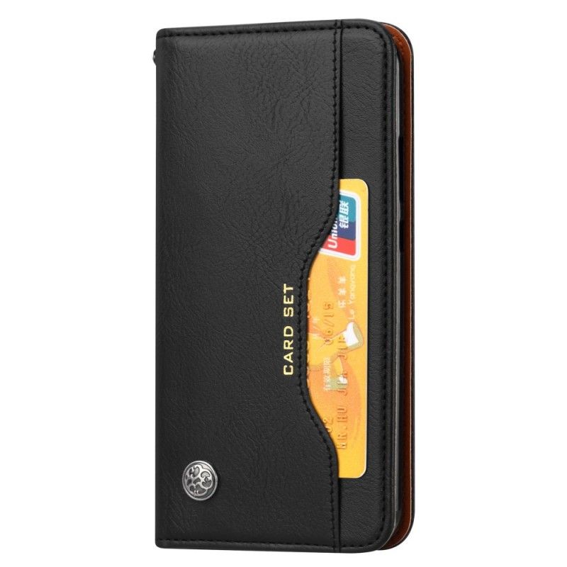 Flip Cover Huawei Y7 2019 Simili Cuir Porte-cartes