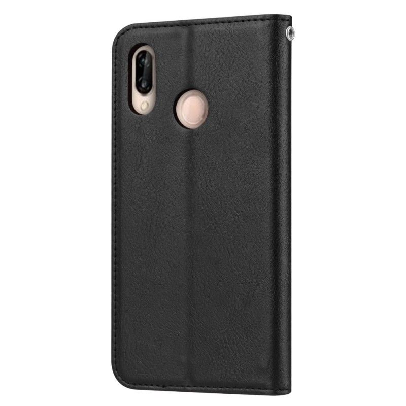 Flip Cover Huawei Y7 2019 Simili Cuir Porte-cartes