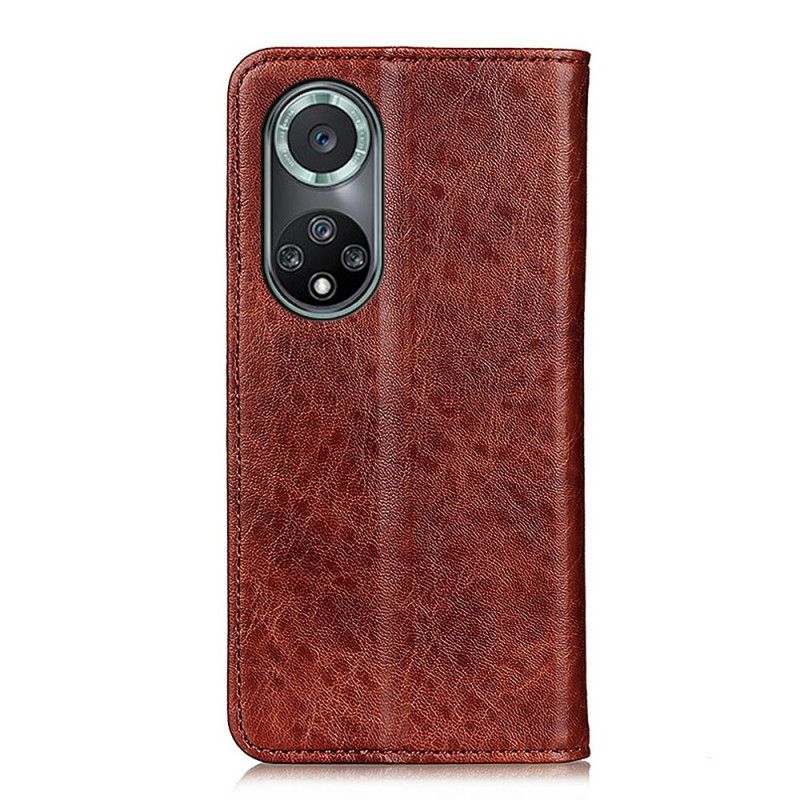 Flip Cover Pour Huawei Nova 9 Pro / Honor 50 Pro Texture Cuir