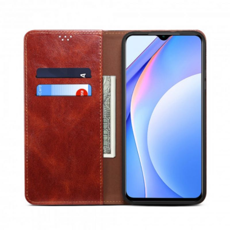 Flip Cover Pour Huawei P50 Pro Simili Cuir Ciré