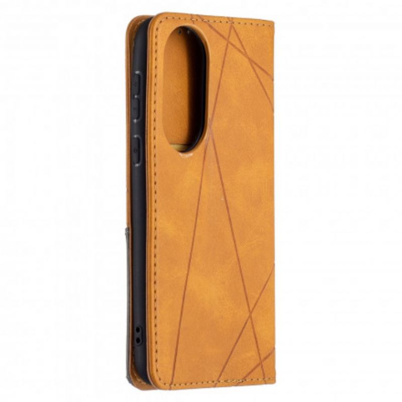 Flip Cover Pour Huawei P50 Style Artiste