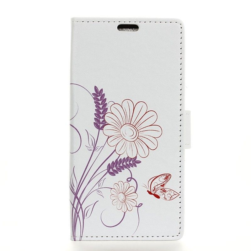 Housse Honor 10 Lite / Huawei P Smart 2019 Dessin Papillons Et Fleurs