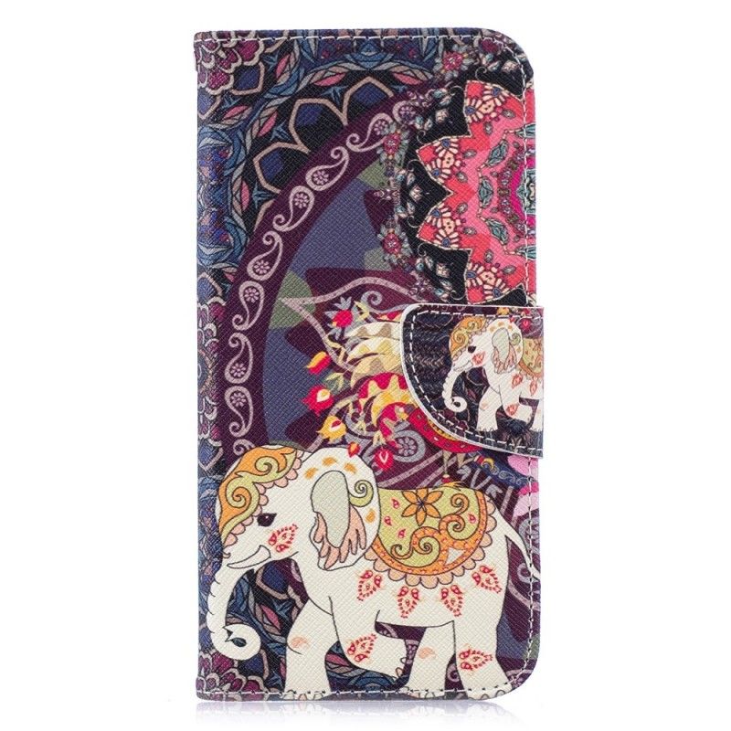 Housse Honor 10 Lite / Huawei P Smart 2019 Mandala Éléphants Ethniques