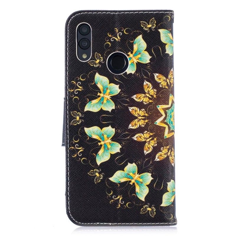 Housse Honor 10 Lite / Huawei P Smart 2019 Mandala Papillons