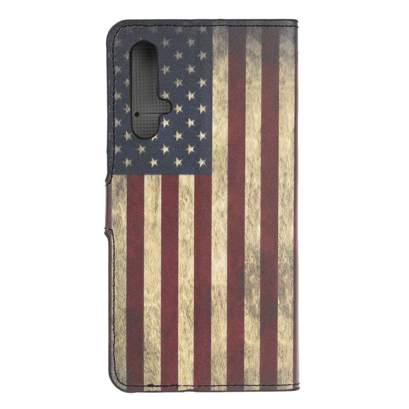 Housse Honor 20 / Huawei Nova 5t Drapeau Américain