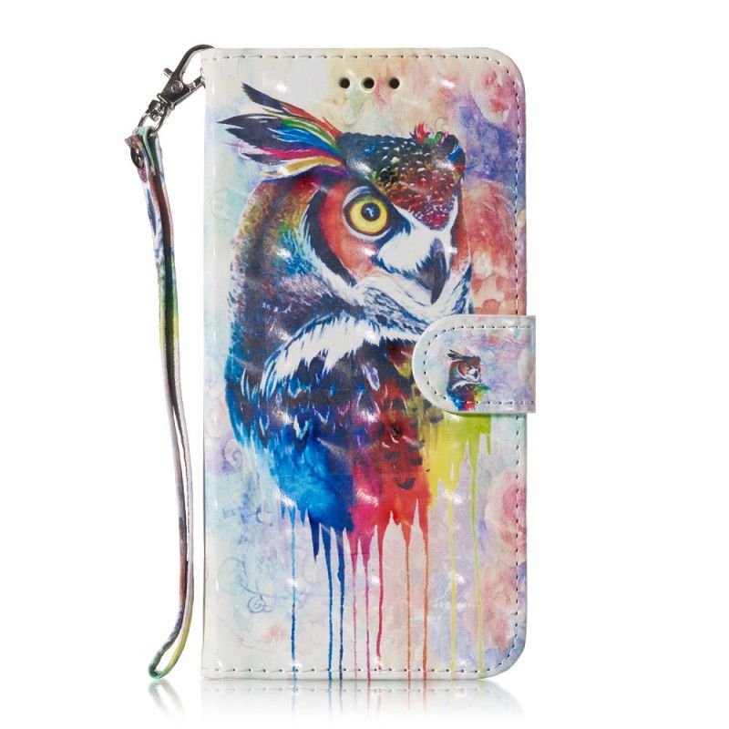 Housse Honor 8a / Huawei Y6 2019 Hibou Dégoulinant