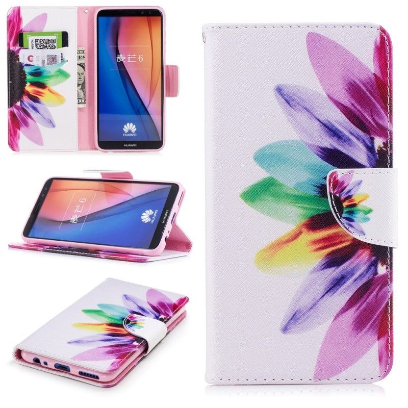 Housse Huawei Mate 10 Lite Fleur Aquarelle