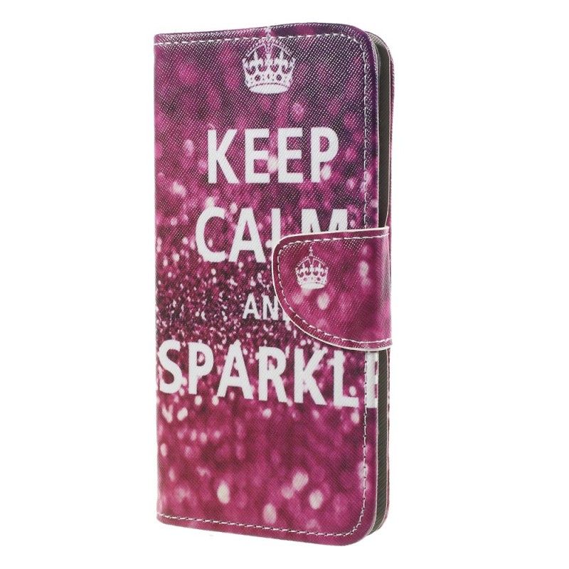 Housse Huawei Mate 10 Pro Keep Calm And Sparkle