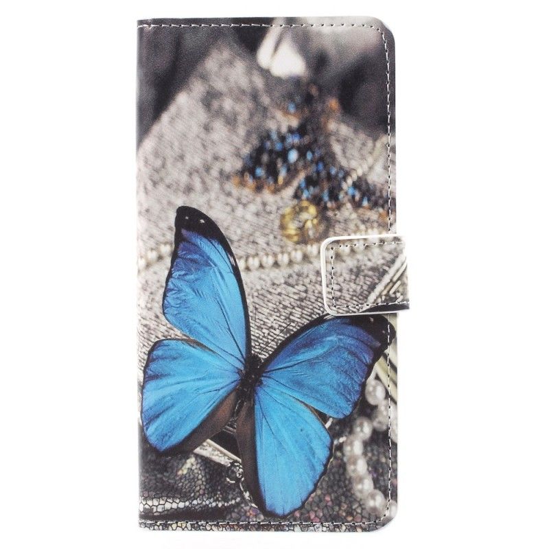 Housse Huawei Mate 10 Pro Papillon Bleu