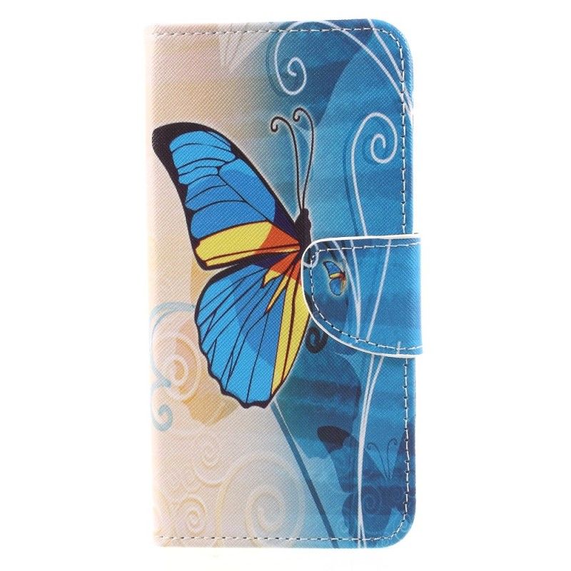 Étui Housse Huawei Mate 10 Pro Papillon Coloré