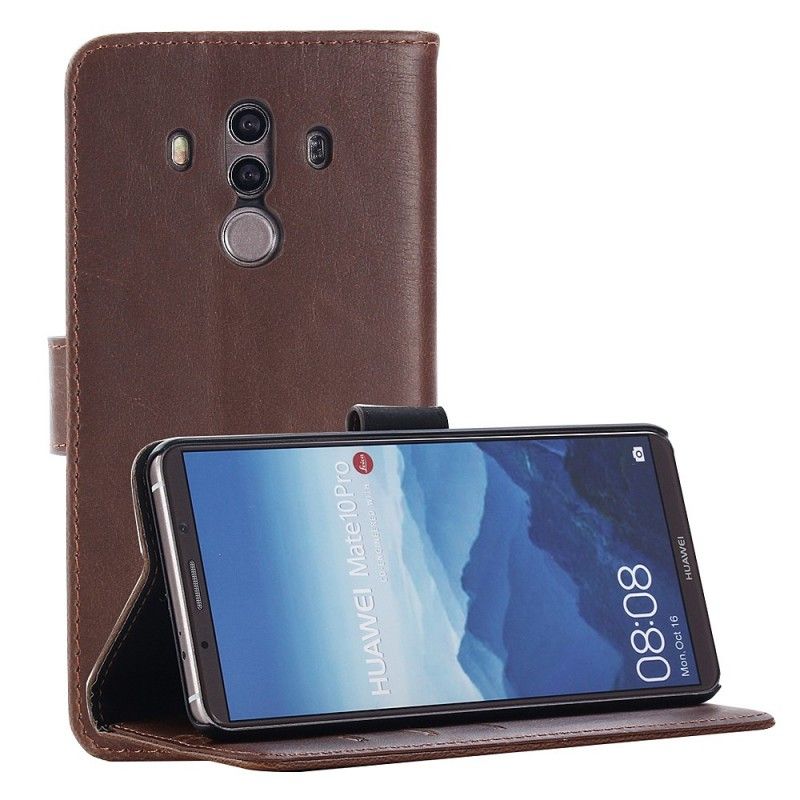 Housse Huawei Mate 10 Pro Simili Cuir Rétro