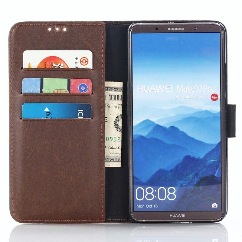 Housse Huawei Mate 10 Pro Simili Cuir Rétro