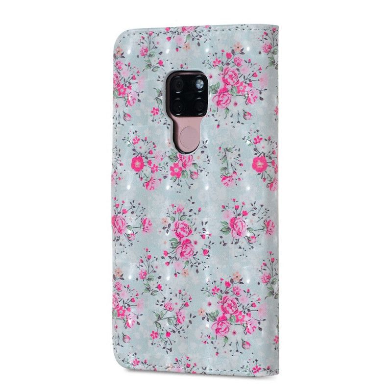 Housse Huawei Mate 20 Fleurs Liberty Design