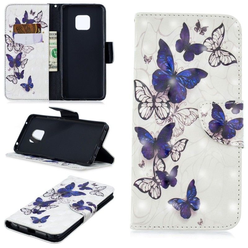 Housse Huawei Mate 20 Pro Papillons Enchanteurs