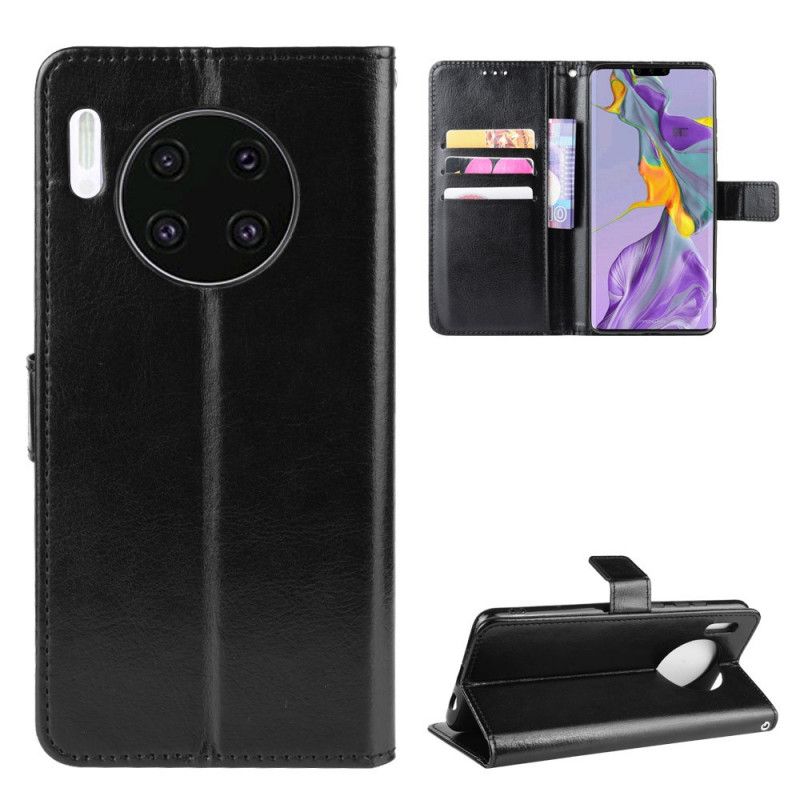 Housse Huawei Mate 30 Effet Cuir À Lanière