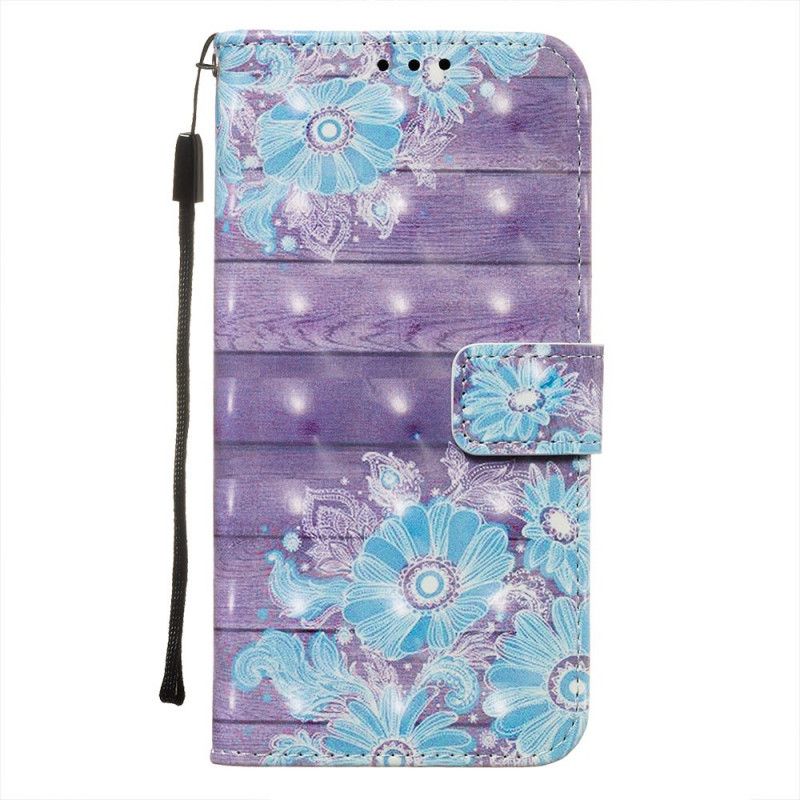 Housse Huawei Mate 30 Pro Fleurs Bleues