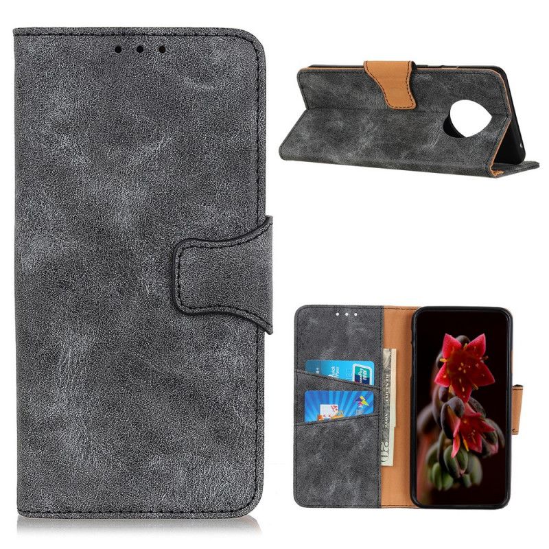 Housse Huawei Mate 40 Pro Cuir Fendu Vintage