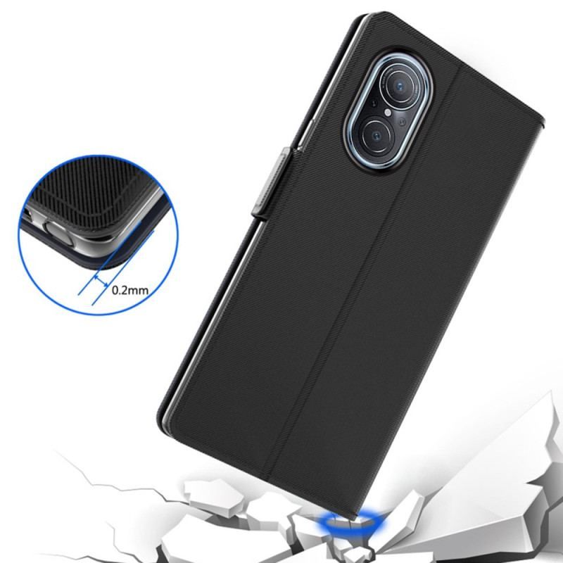 Housse Huawei Mate 50 Pro Miroir et Porte-Cartes Amovible