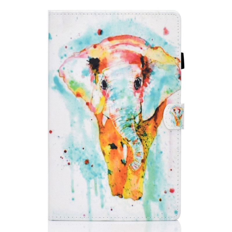 Housse Huawei Matepad T 8 Éléphant Aquarelle