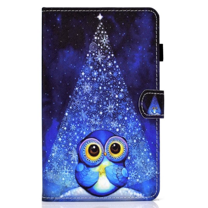 Étui Housse Huawei Matepad T 8 Hibou Bleu