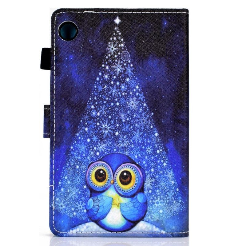 Étui Housse Huawei Matepad T 8 Hibou Bleu