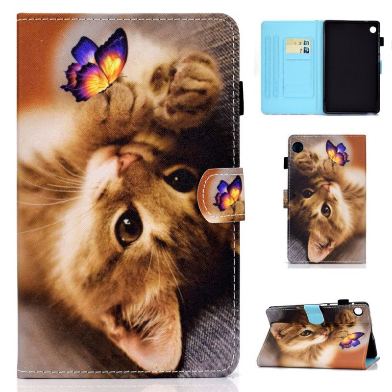 Housse Huawei Matepad T 8 Mon Chaton Et Papillon