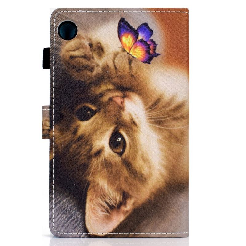 Housse Huawei Matepad T 8 Mon Chaton Et Papillon