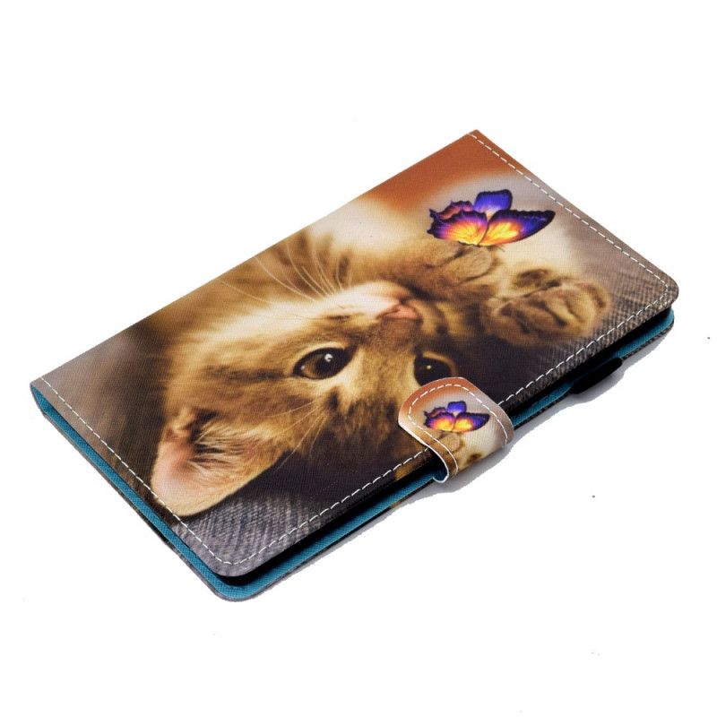 Housse Huawei Matepad T 8 Mon Chaton Et Papillon