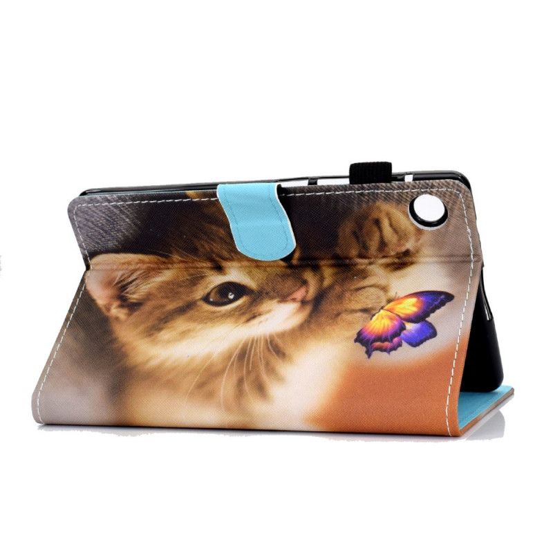 Housse Huawei Matepad T 8 Mon Chaton Et Papillon