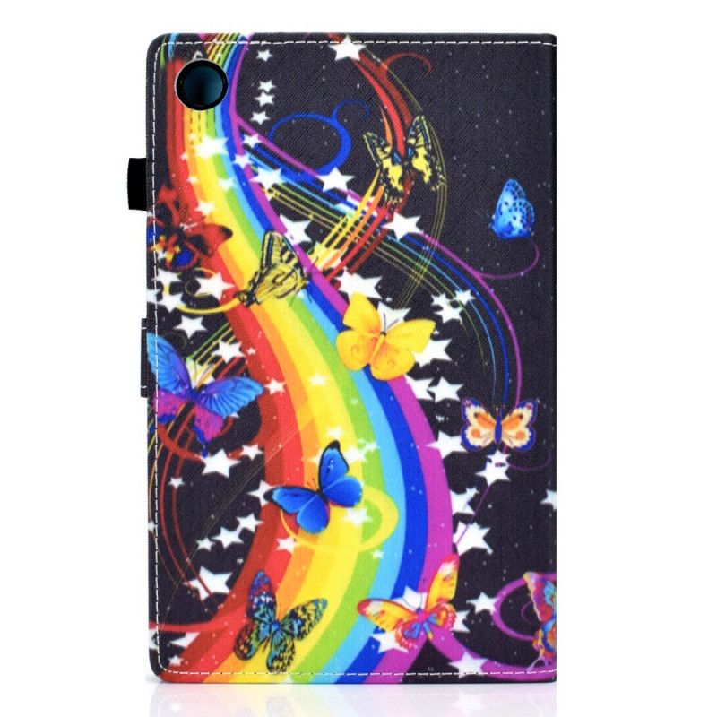 Étui Housse Huawei Matepad T 8 Papillons Arc-en-ciel