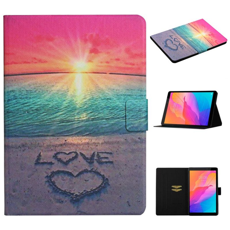 Housse Huawei Matepad T 8 Sunset Love