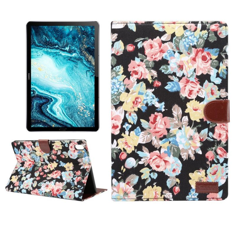 Housse Huawei Mediapad M6 10.8" Fleurs Liberty