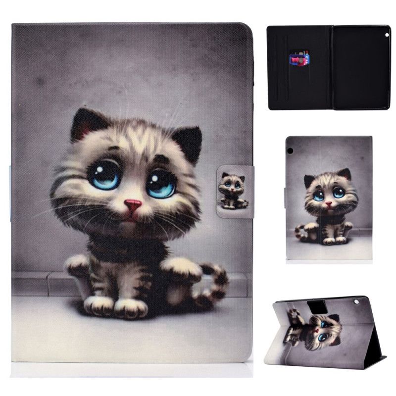 Housse Huawei Mediapad T3 10 Chaton Yeux Bleus