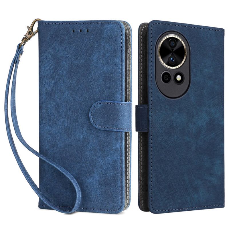 Housse Huawei Nova 13 5G Portefeuille Effet Daim RFID