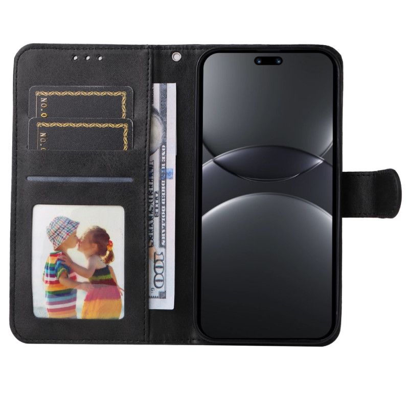 Housse Huawei Nova 13 Pro Effet Cuir à Lanière